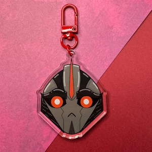 TFP Starscream Chibi Head Keychain