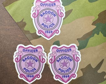 ¡¡LIQUIDACIÓN!! Pegatina con insignia de ciudad de roedores para bebé niña