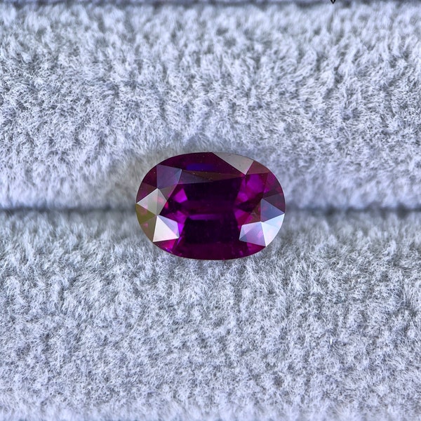 4.24ct Intense Purple Grape Garnet from Tanzania