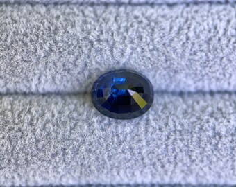 Kyanite Bleue Naturelle Du Népal – Pierre Précieuse 6.8 X 4.7 Mm – 0.78 Ct (neuf)