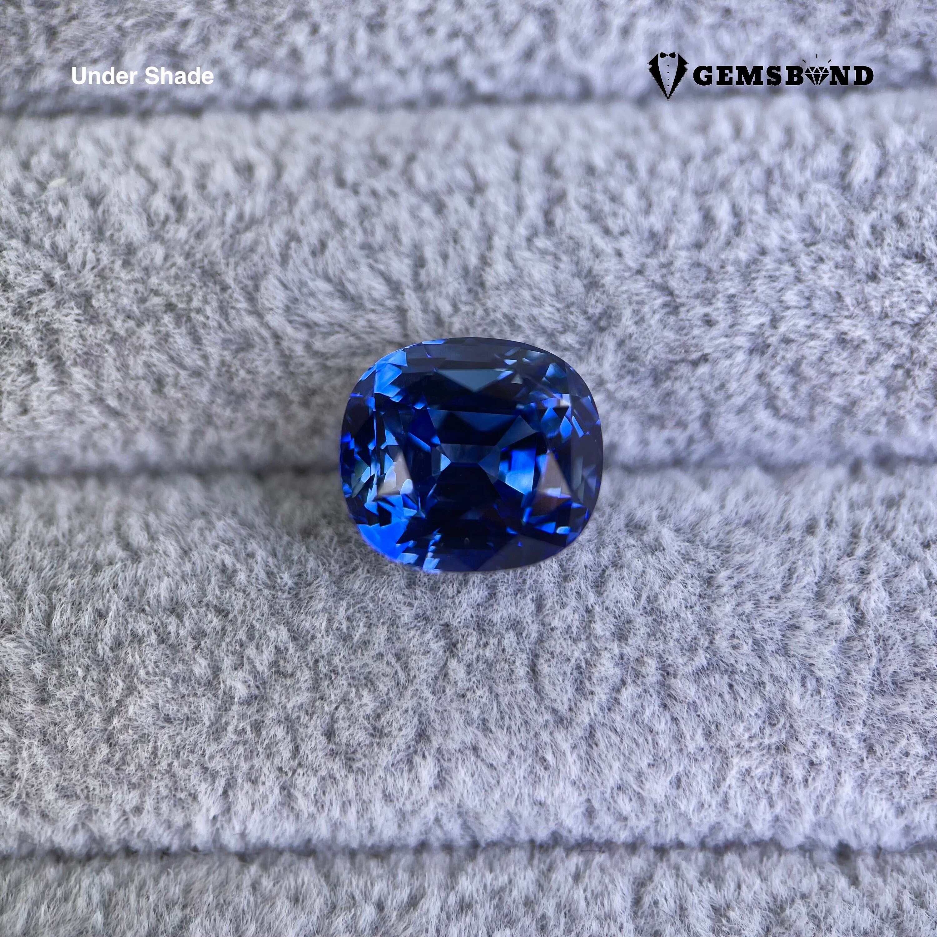 トリートメント Sapphire GUILD Certified 7.76ct Vivid Cornflower Blue Sapphire From