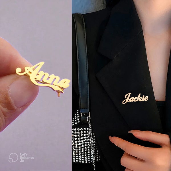 Personalized Brooch - Etsy