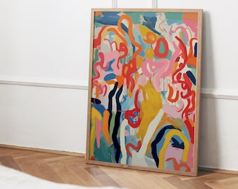 Unique Henri Matisse Inspired Impressionism Print - Abstract Art Poster