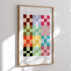 Minimalistisches Dame Muster Poster - Moderne Rosa Wandkunst