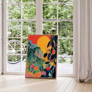 Nature Inspired Poster Henri Matisse Print Abstract Landscape Painting image 9