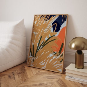 Boho abstraktes Poster - Henri Matisse inspirierte Kunst
