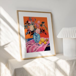 Abstract Roses Henri Matisse Print - Flowers Art Poster