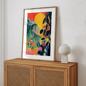 Nature Inspired Poster Henri Matisse Print Abstract Landscape Painting image 2