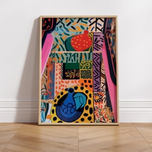 Póster impresionista Dreamscape - Arte de pared abstracto colorido para decoración contemporánea