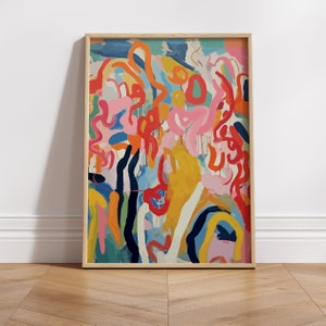 Unique Henri Matisse Inspired Impressionism Print - Abstract Art Poster