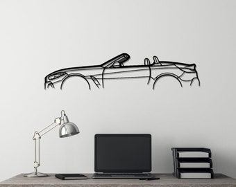 Z4 G29 Metal Wall Art, Roadster Car Silhouette, Garage Decor, Car Lover Gift