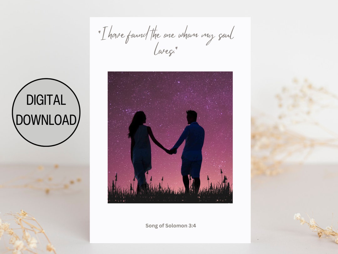 Printable Love Cards, Digital Download, Couples, Minimal Card ...