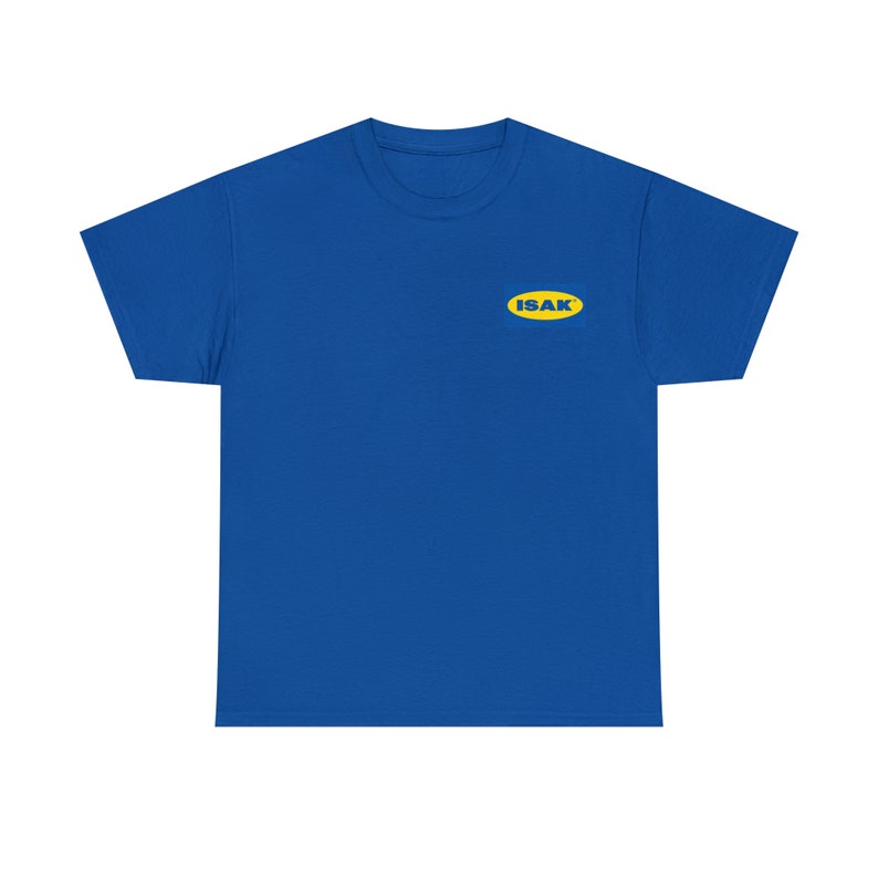 Isak. T-shirt With Reverse Print - Etsy UK
