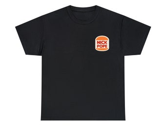 Nick Pope. T-shirt with reverse print