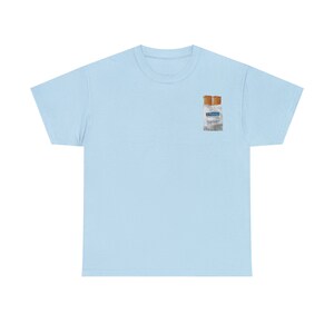 Tonali Geordie Delicatezza. T-shirt con stampa rovesciata