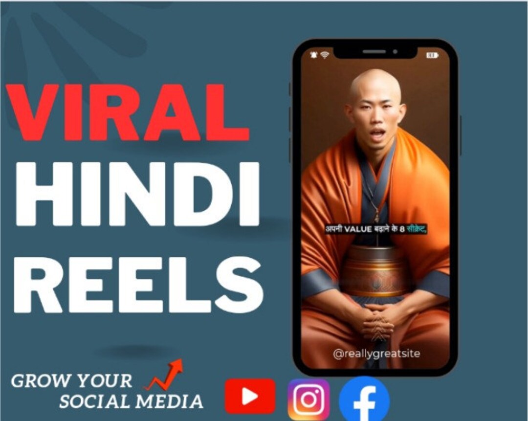 50 Hindi AI Reel Bundle for Social Media Growth .earn Followers From