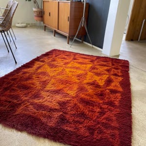 Danish Modern, Rya Rug, Desso, Wool Carpet. Germany 1960s - Etsy