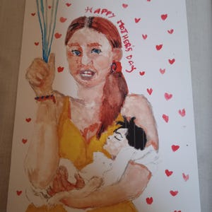 Postkarte zum Muttertag