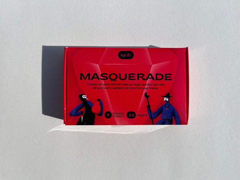 Masquerade the team card game image 1