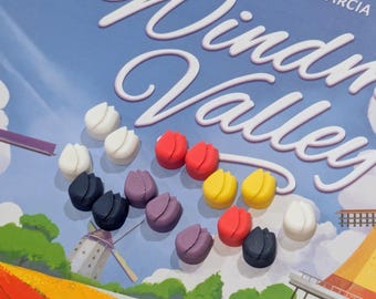 Windmill Valley Board Game Tulip upgraded components