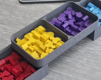 SlideBit token tray for game piece organization board gamers