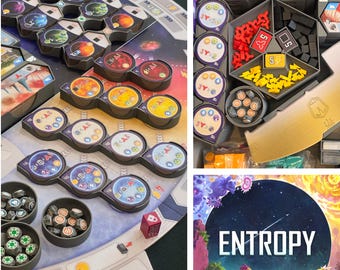 Entropy Board Game Insert – Quick-Setup, Upgraded Components