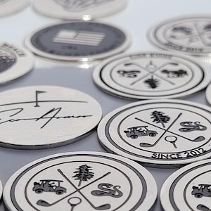 Custom Logo Golf Ball Marker: Corporate Gift, Branded Giveaway