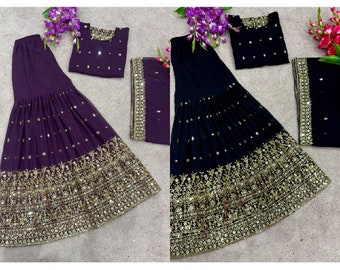 Designer Embroidered  Salwar Kameez And Dupatta For Women, Salwar Kameez, Party Wear, Pakistani Dress, Wedding Wear, Kurta Kurti Set