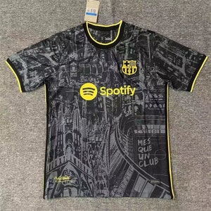 2023/2024 Barcelona Black Special Edition Soccer Jersey Men Player Version  - China Football Shirt and Football Jersey price