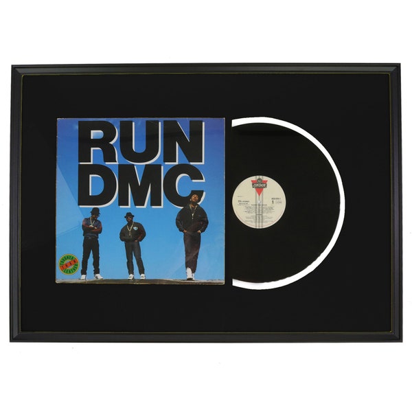 RUN DMC "Tougher Than Leather" Disque vinyle encadré