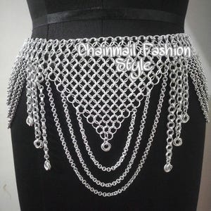 Armory Replicas™ Belly Dancing Chainmail Belt, Handmade Metal Ring