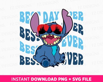Best Day Ever SVG, Cute Character, Family Trip Vacation (Instant Download)