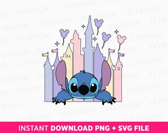 Magical Kingdom Character SVG, Mouse Ear Balloons, Family Trip Vacation (PNG SVG Files)