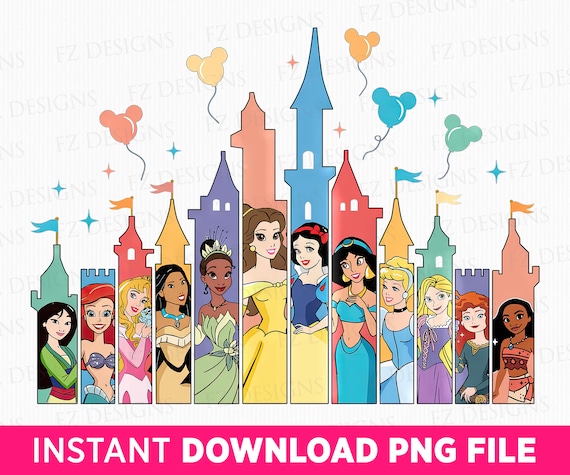 Princess Squad Png, Family Vacation Png, Princess Best Friends Png, Family Trip 2023 Png, Magical Kingdom, Png File For Sublimation