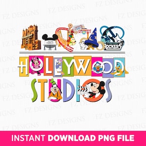 Hollywood Studios png, gezinsvakantie png, familie-uitstapje 2024 png, muis en vrienden png, 2024 Vacay-modus, png-bestand voor sublimatie