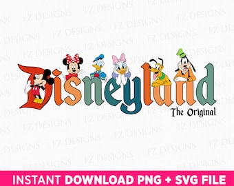 Retro Mouse and Friends SVG, Family Vacation Design (PNG)