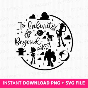 To Infinity and Beyond Svg, Toy Friends Svg, Family Trip Svg, Family Vacation Svg, Cowboy and Friends Svg, Vacay Mode Svg, Png Svg Files