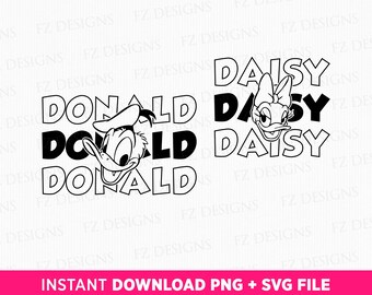 Duck and Friend Family Vacation SVG, PNG Files (Instant Download)