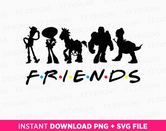Toy Friends SVG, Family Vacation Design (PNG SVG)