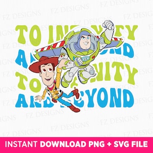 Toy Friends Svg, To Infinity and Beyond Svg, Family Vacation Svg, Family Trip Svg, Cowboy and Astranout Svg, Vacay Mode, Png Svg Files