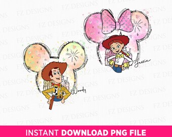 Orejas de ratón de Toy Friends PNG, Vacaciones familiares, Vaquero (Archivos PNG para sublimación)