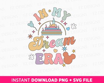 Magical Kingdom SVG, Retro Mouse Ears, Family Trip Design (Instant Download)