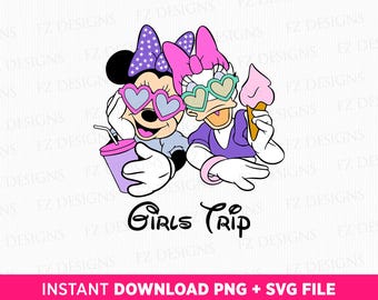 Girls Trip SVG, Girls Snack Friendship Design (Digital File)