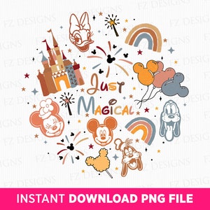 Just Magical Png, Family Trip Png, Magical Kingdom Png, Mouse and Friends Png, Retro Family Trip Png, Vacay Mode, Sublimation For Png File