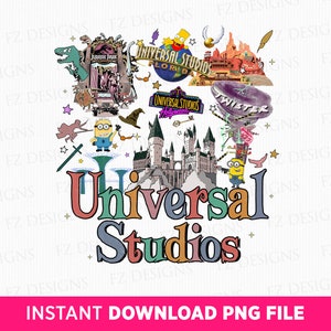 Magical Kingdom Png, Universal Studios Png, Family Trip Png, Family Vacation Png, Cute Characters Png, Vacay Mode, Png File For Sublimation