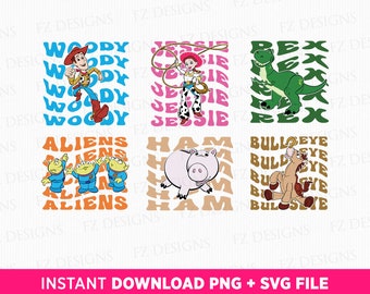 Toy Friends SVG Bundle, Family Vacation Clipart (PNG SVG)