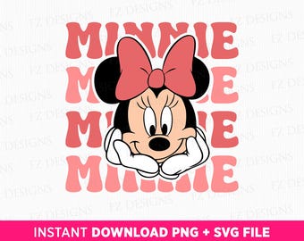 Miss Mouse Cartoon Svg, Family Vacation, Girls Trip (Png Svg Files)