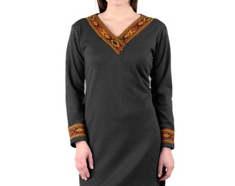 Women's Wool Kullu Patti Kurti Pure Wool Kurti top tunics handmade Embroidery top designer Kurti kurta Elegant Straight Kurta