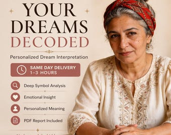 Accurate Dream Interpretation Same Hour, Personalized Dream Analysis, Psychic Dream Decoding, Honest Psychic Reading, Spiritual Guidance PDF