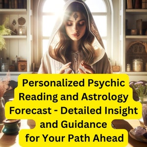 Lectura psíquica personalizada y pronóstico astrológico: información detallada y orientación para su camino a seguir